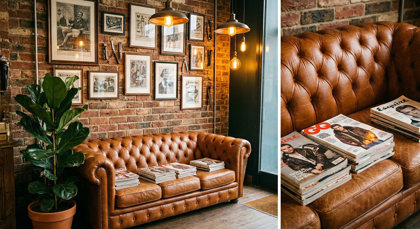 Heritage style preview — the traditional barbershop floor