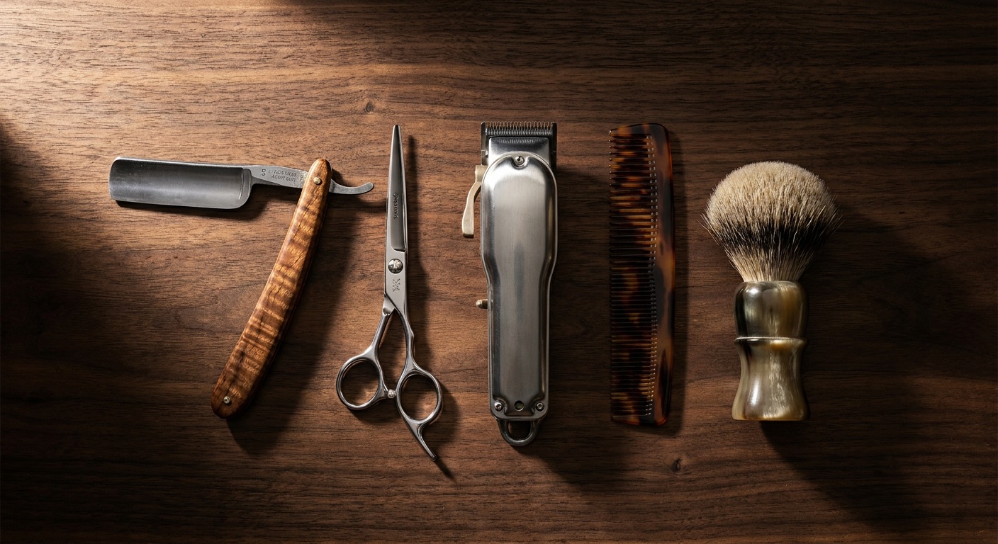 The barber's tools
